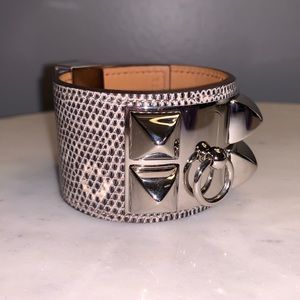 Hermès Collier de Chien (CDC) Bracelet, Lizard